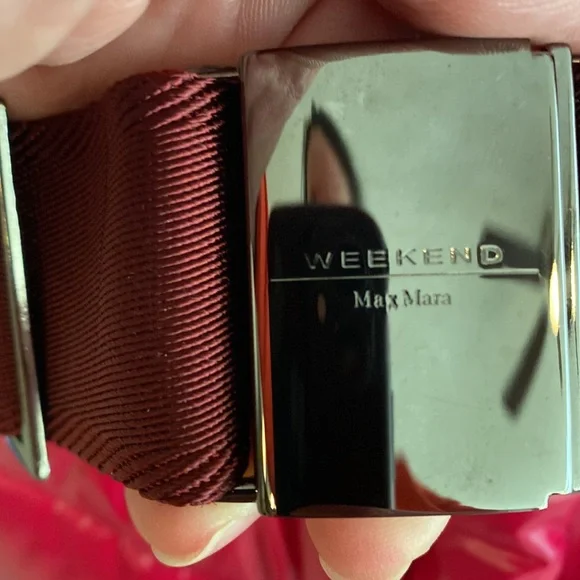 MaxMara NWOT fuchsia quilted down jacket with genuine fur